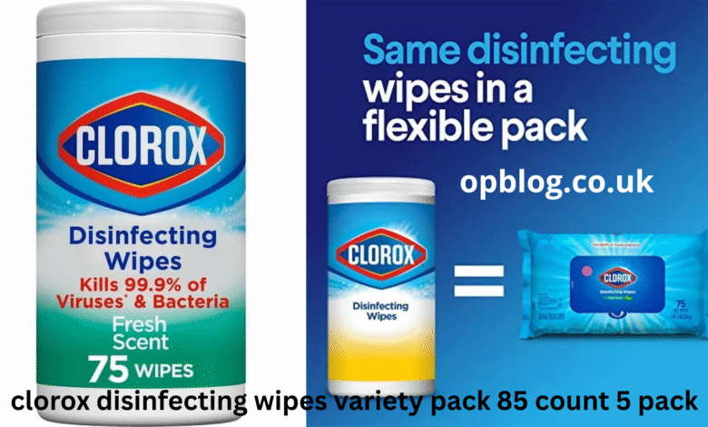 Clorox Disinfecting Wipes Variety Pack 85 Count 5 Pack