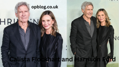 Calista Flockhart and Harrison Ford