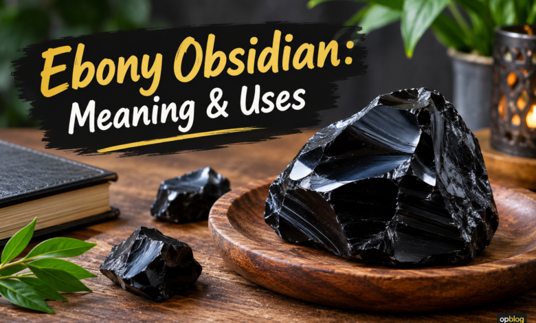Ebony obsidian