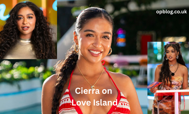 Cierra on Love Island