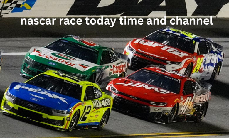 nascar race today time and channel