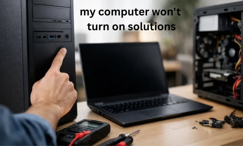 my computer won't turn on solutions