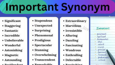 Important Synonym