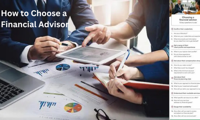 How to Choose a Financial Advisor