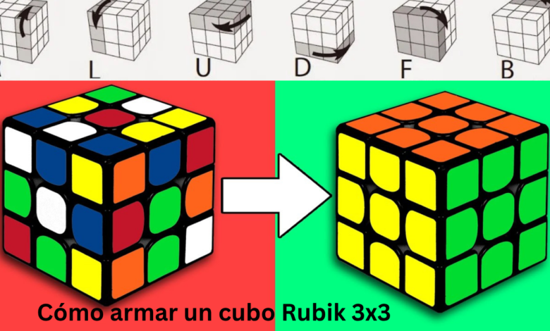 Cómo armar un cubo Rubik 3x3