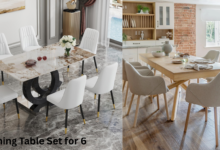 Dining Table Set for 6