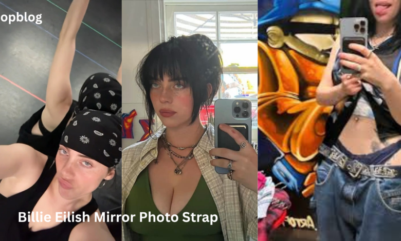 Billie Eilish Mirror Photo Strap