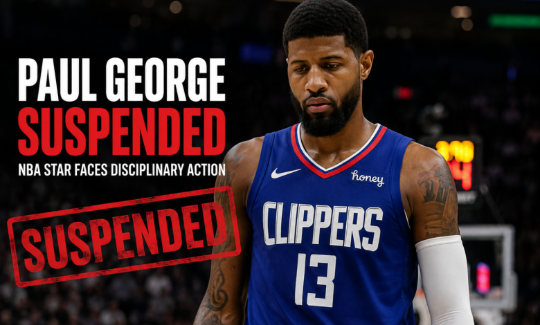Paul George Suspended