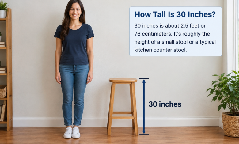 How Tall Is 30 Inches