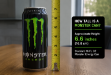 How Tall Is a Monster Can
