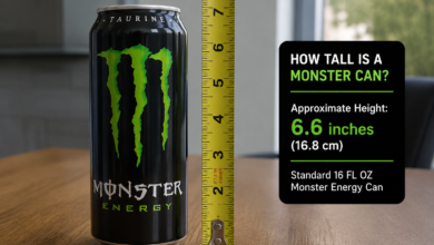 How Tall Is a Monster Can