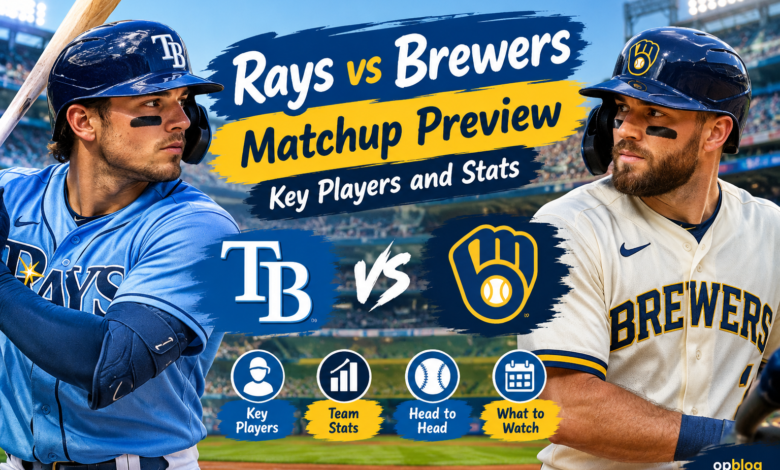 Rays vs Brewers