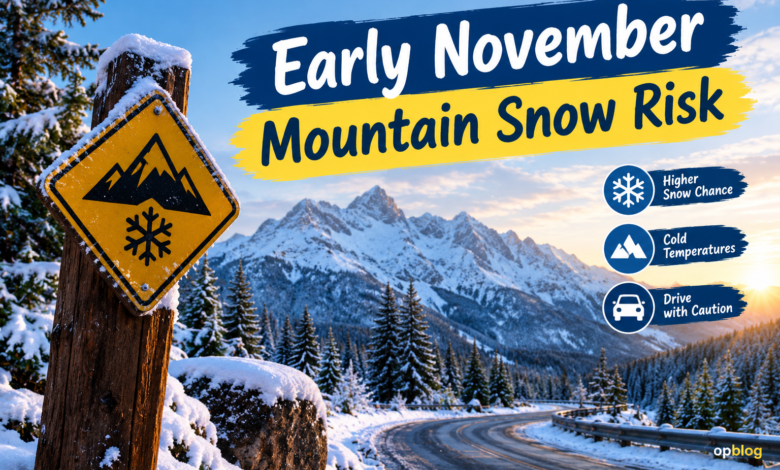 early november mountain snow risk